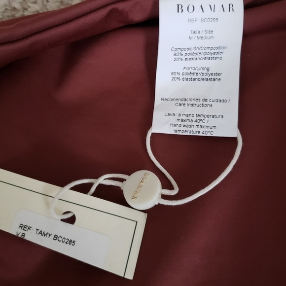 NWT Revolve Boamar 2 piece Brown Pecan Bikini Made In Columbia S & M - Picture 12 of 16